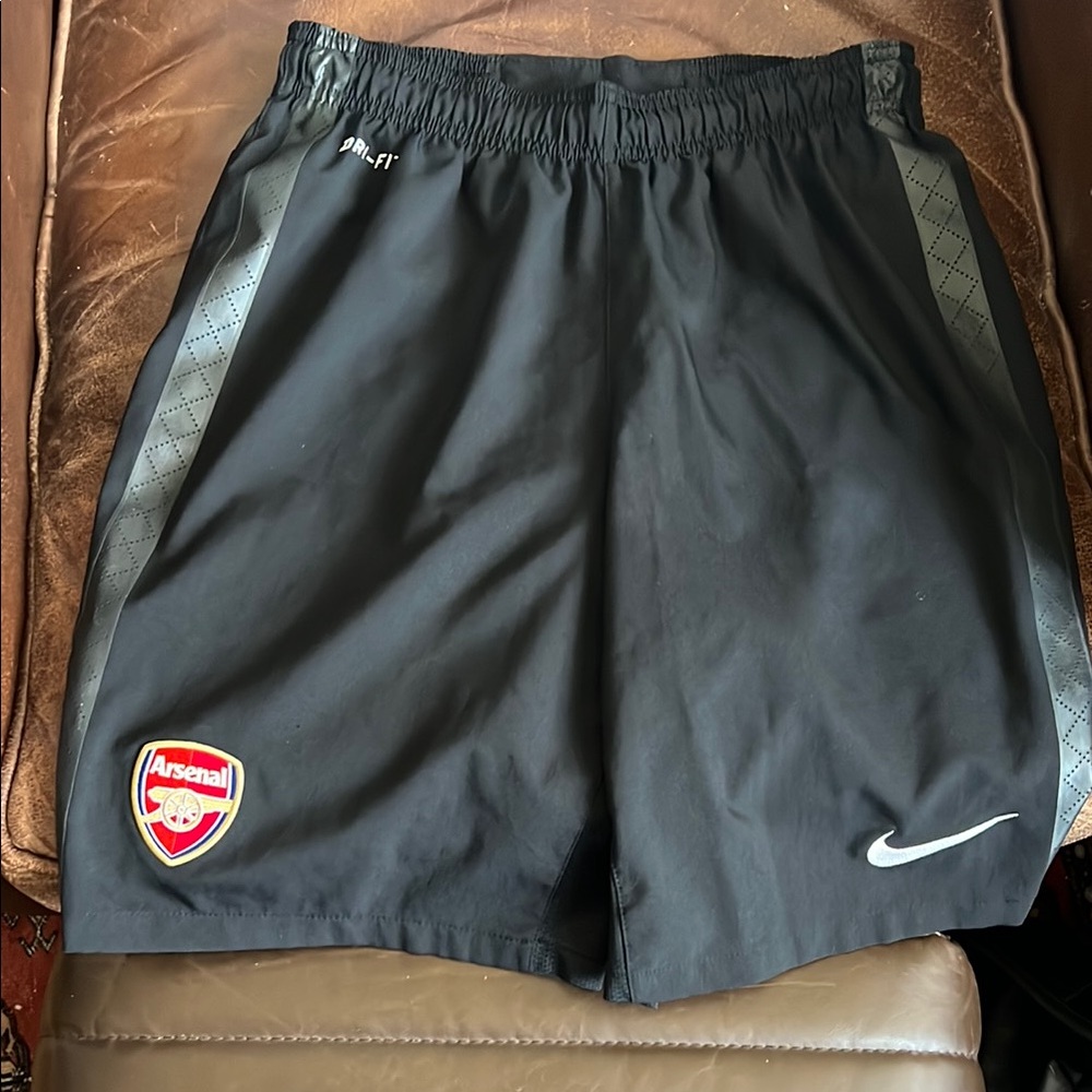 Nike Black Arsenal Soccer Shorts